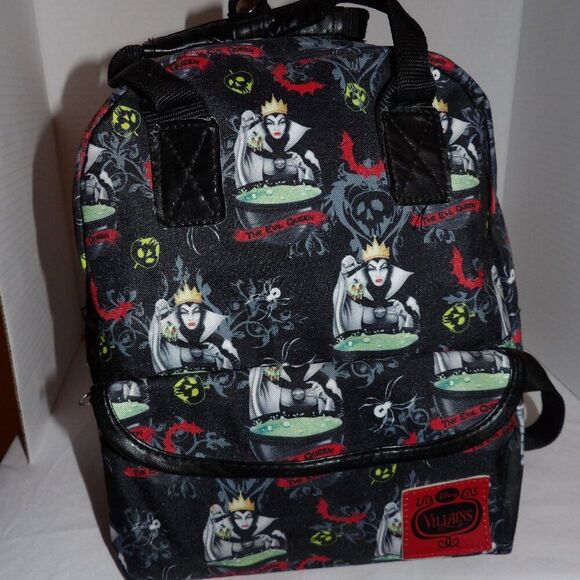 Disney | Bags | Disney Villains Evil Queen Allover Print 2 Girls Mini ...